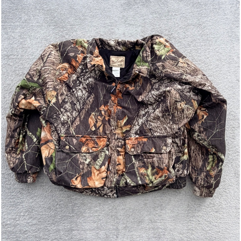 Woolrich Mens XXL New Break Up Camo Outdoor Guide Jacket 5547WTNMOXX Camouflage